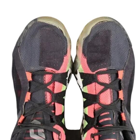 Adidas Shoes Mens 8 Athletic Trainers Dame 6 Basketball Sneakers Black Red Mid - Picture 2 of 12